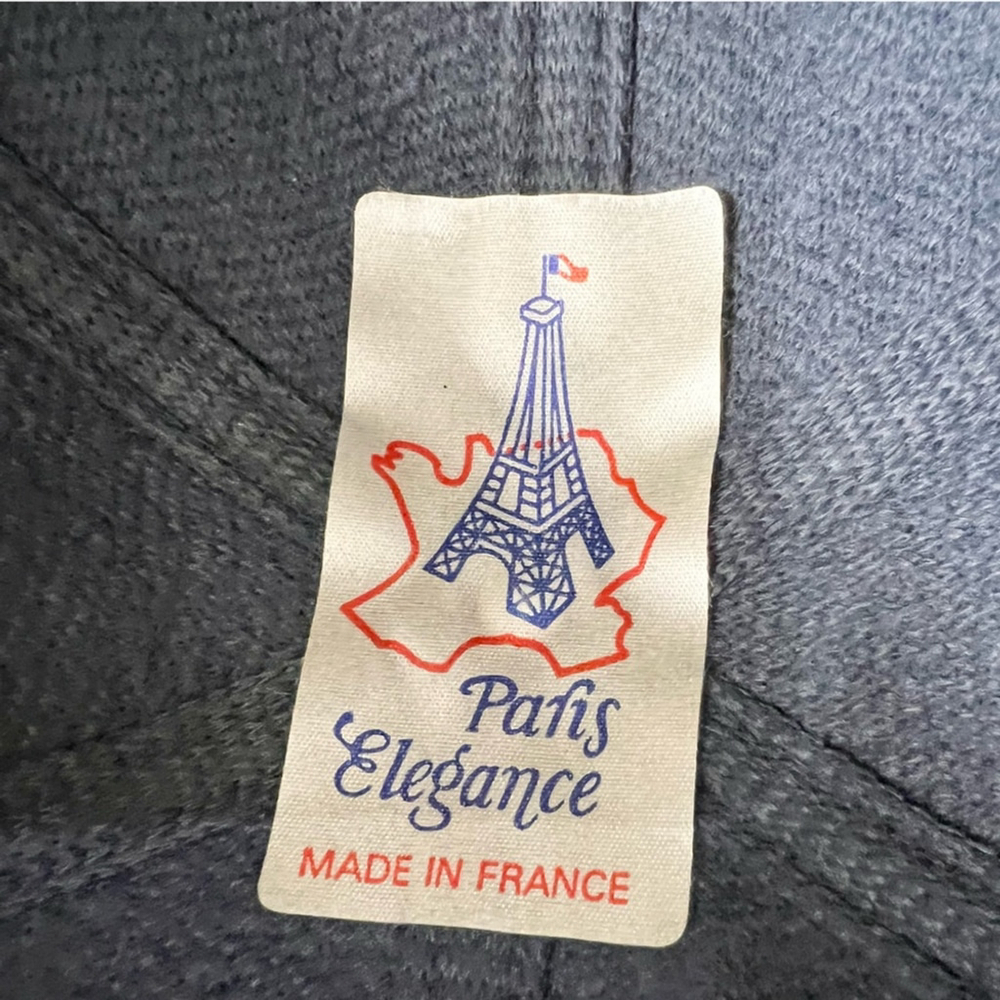 Vintage Paris Elegance black 100% wool pith safari hat S 55cm - Picture 8 of 13